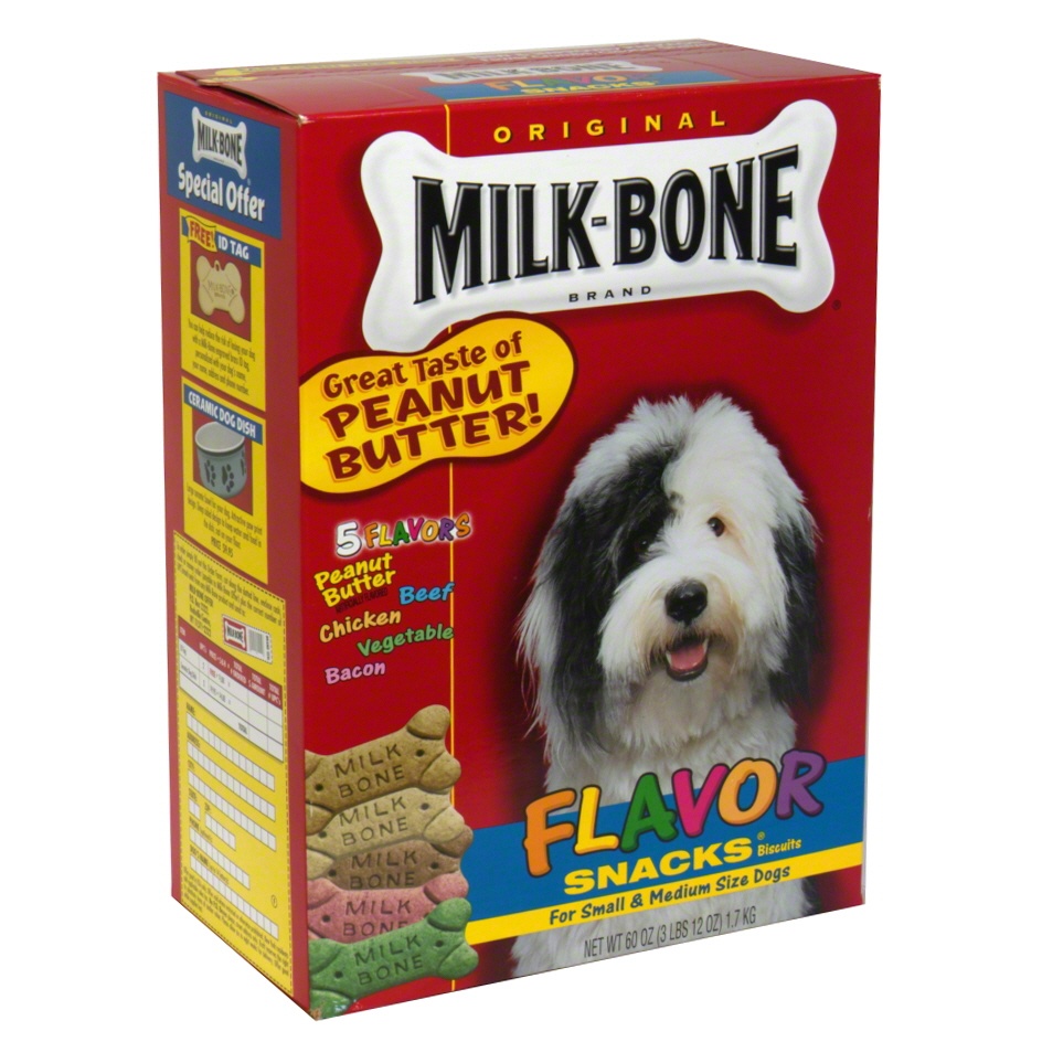 slide 1 of 1, Milk-Bone Flavor Snacks Assorted, 60 oz