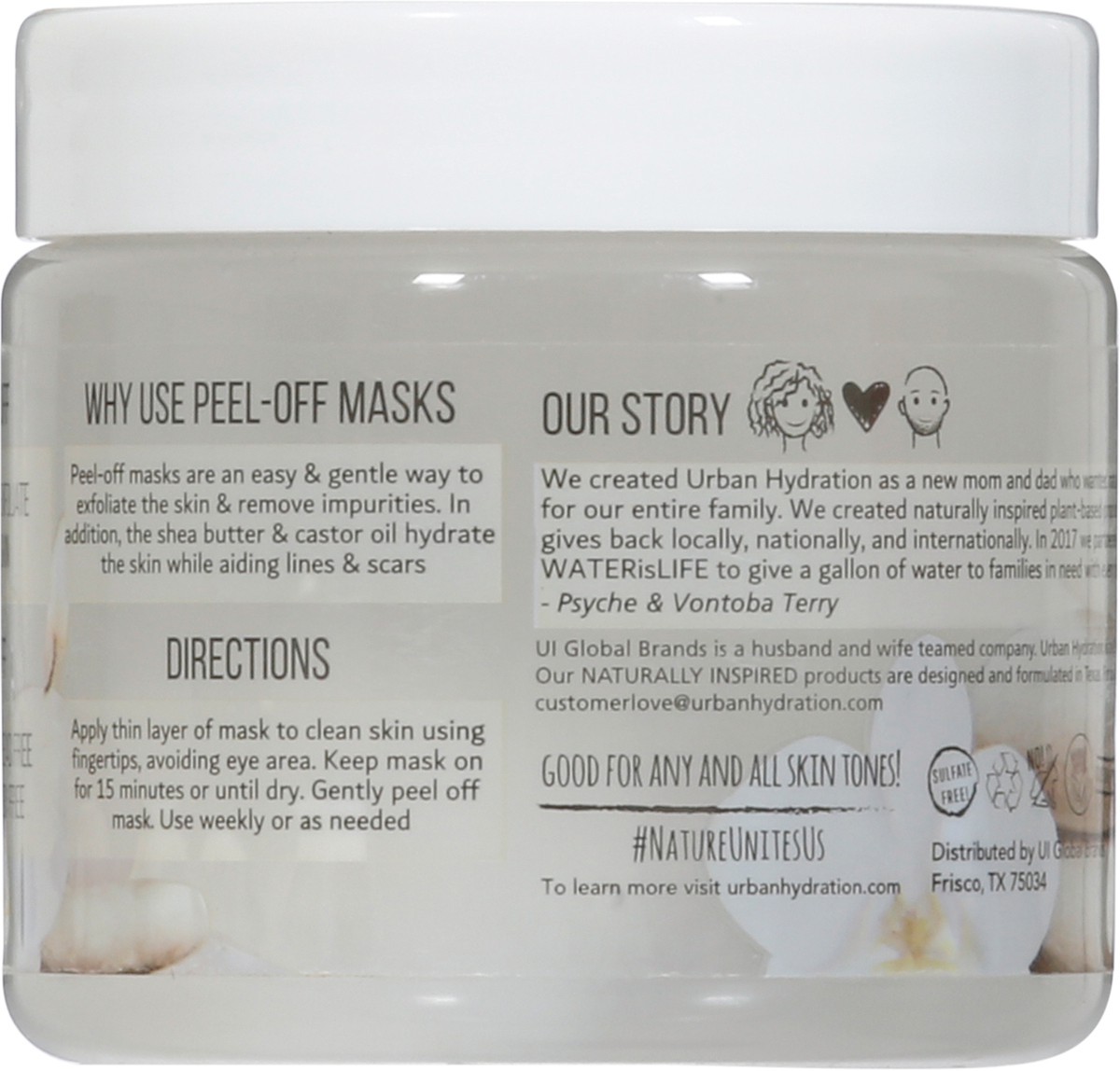 slide 5 of 12, Urban Hydration Castor & Shea Facial Mask 6.7 fl oz, 6.7 fl oz