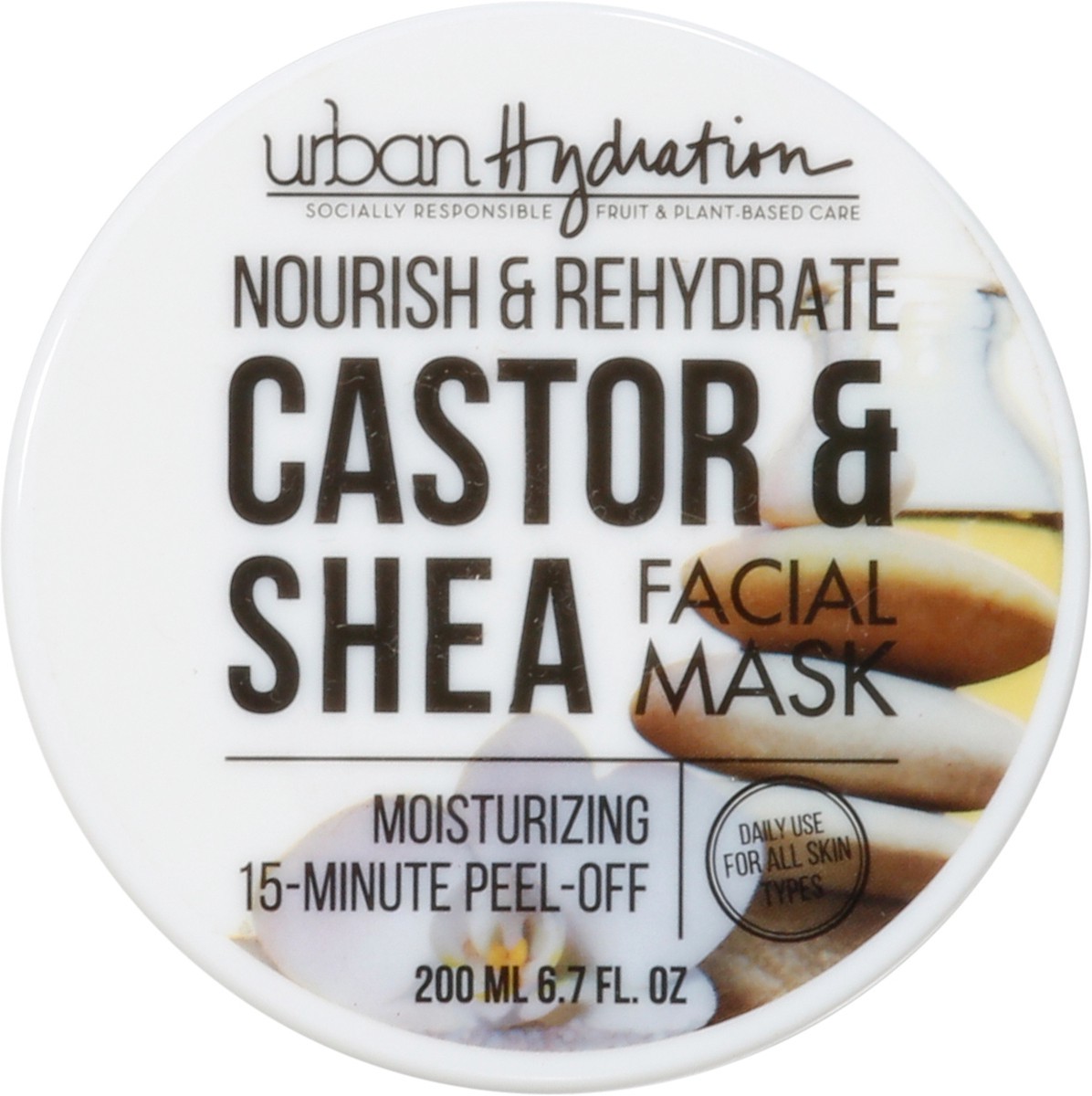 slide 4 of 12, Urban Hydration Castor & Shea Facial Mask 6.7 fl oz, 6.7 fl oz