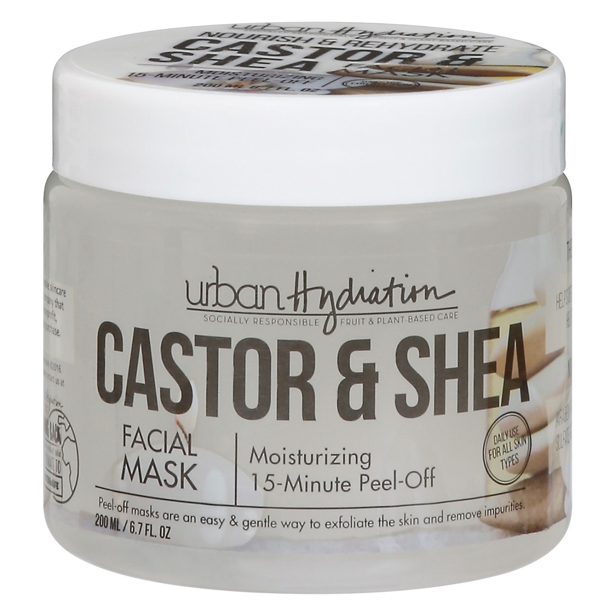 slide 2 of 12, Urban Hydration Castor & Shea Facial Mask 6.7 fl oz, 6.7 fl oz