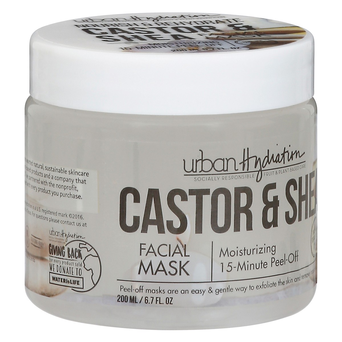 slide 3 of 12, Urban Hydration Castor & Shea Facial Mask 6.7 fl oz, 6.7 fl oz
