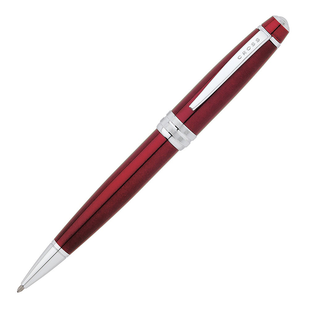 slide 1 of 1, Cross Bailey Ballpoint Pen, Medium Point, 1.0 Mm, Red Barrel, Black Ink, 1 ct