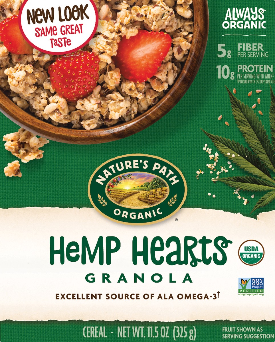 slide 3 of 5, Nature's Path Organic Og Hemp Plus Granola Cereal, 11.5 oz