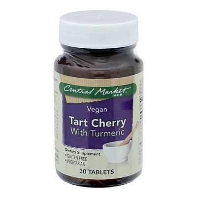 slide 1 of 1, Central Market Tart Cherry with TurmericTablets, 30 ct