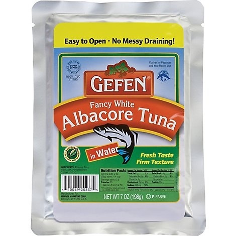 slide 1 of 1, Gefen Tuna Fancy White Water Pouch, 7 oz