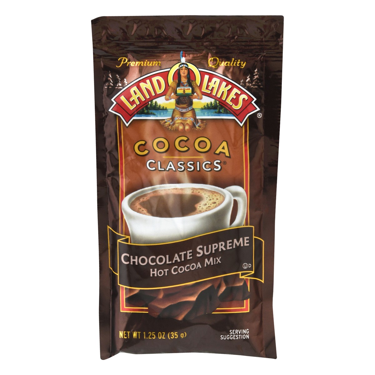 slide 1 of 7, Land O'Lakes Cocoa Classics Chocolate Supreme Cocoa Mix 1.25 oz, 1.25 oz