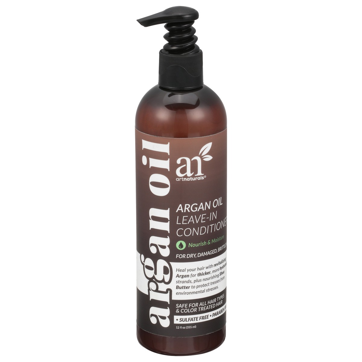 slide 2 of 10, artnaturals Argan Oil Leave-In Conditioner 12 fl oz, 12 fl oz