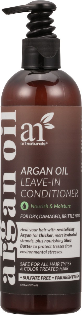 slide 8 of 10, artnaturals Argan Oil Leave-In Conditioner 12 fl oz, 12 fl oz