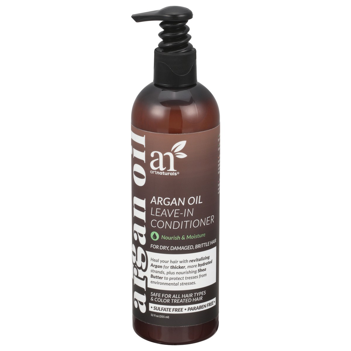 slide 10 of 10, artnaturals Argan Oil Leave-In Conditioner 12 fl oz, 12 fl oz