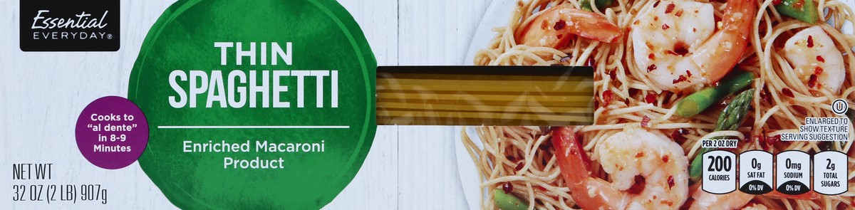 slide 3 of 6, Essential Everyday Spaghetti, Thin, 32 oz