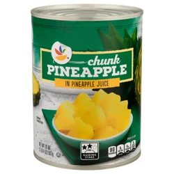 Giant Pineapple Chunks in Juice