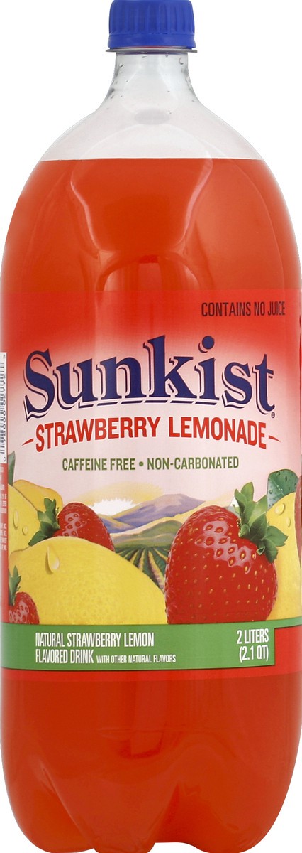 slide 1 of 3, Sunkist Lemonade 2 lt, 2 liter