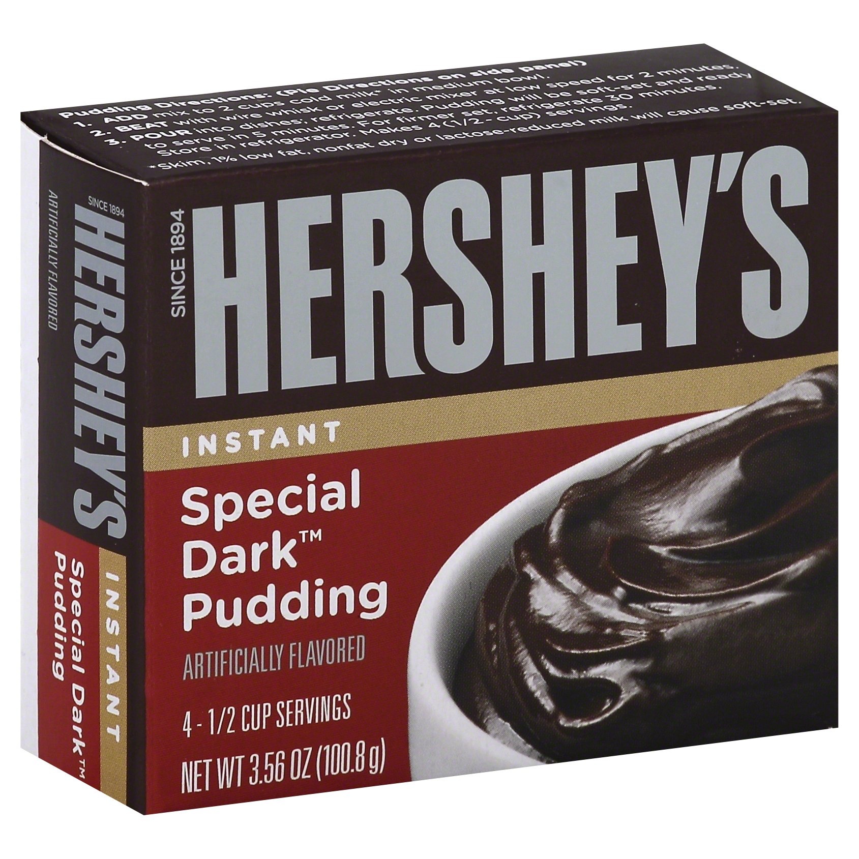 slide 1 of 1, Hershey's Special Dark Chocolate Instant Pudding, 3.6 oz