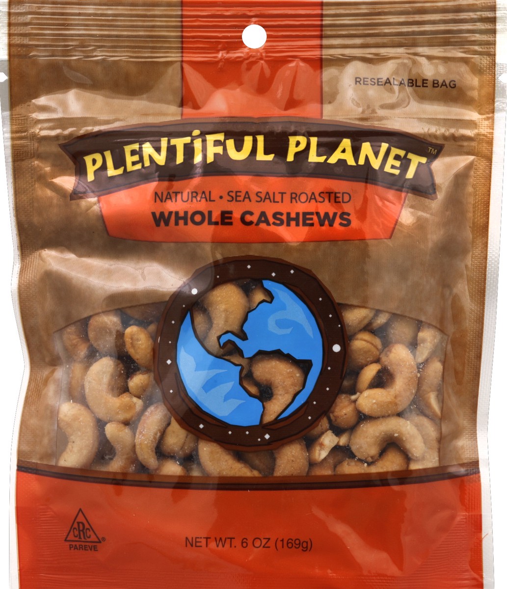 slide 1 of 4, Plentiful Planet Cashews 6 oz, 6 oz