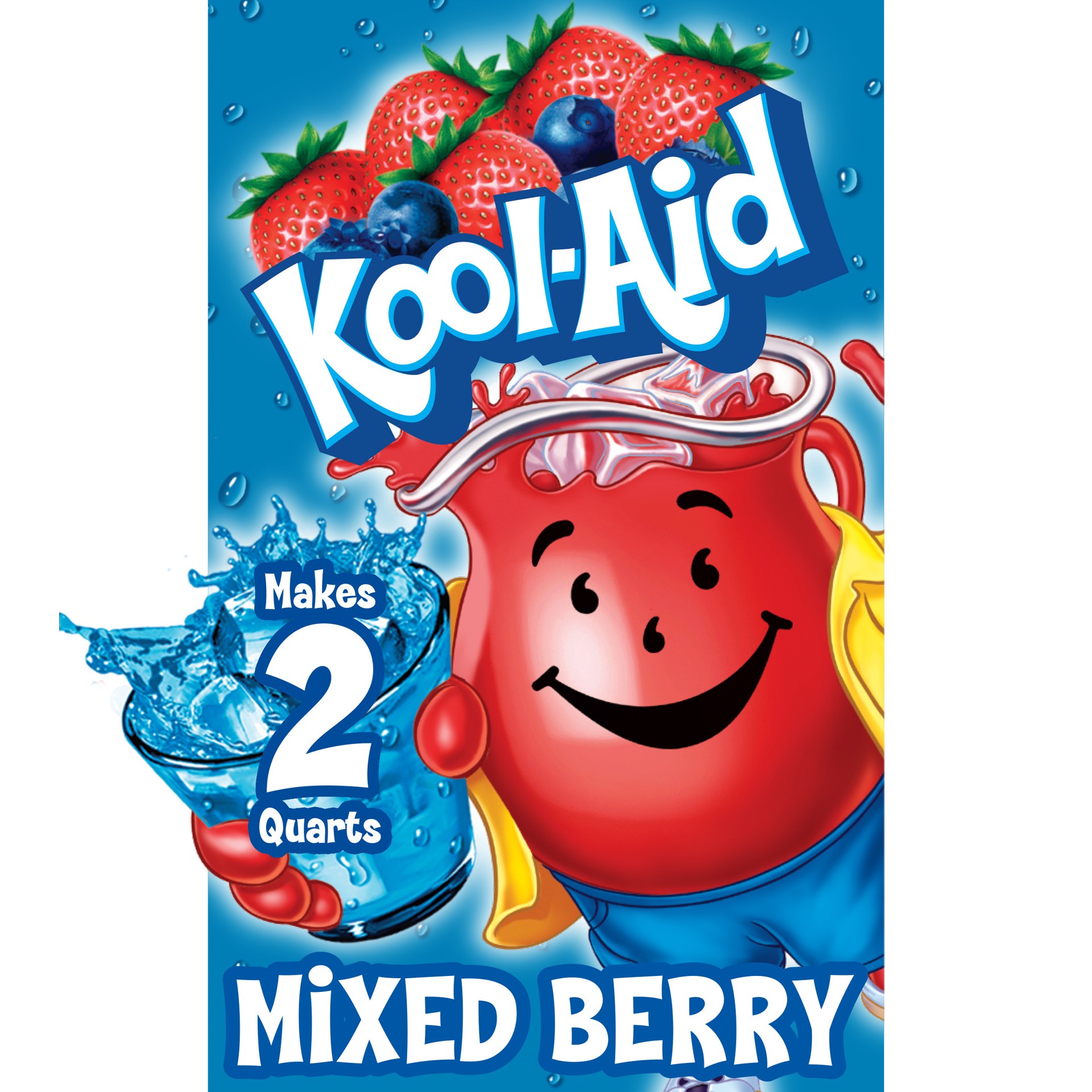 slide 1 of 9, Kool-Aid Unsweetened Mixed Berry Artificially Flavored Powdered Soft Drink Mix, 0.22 oz Packet, 0.22 oz