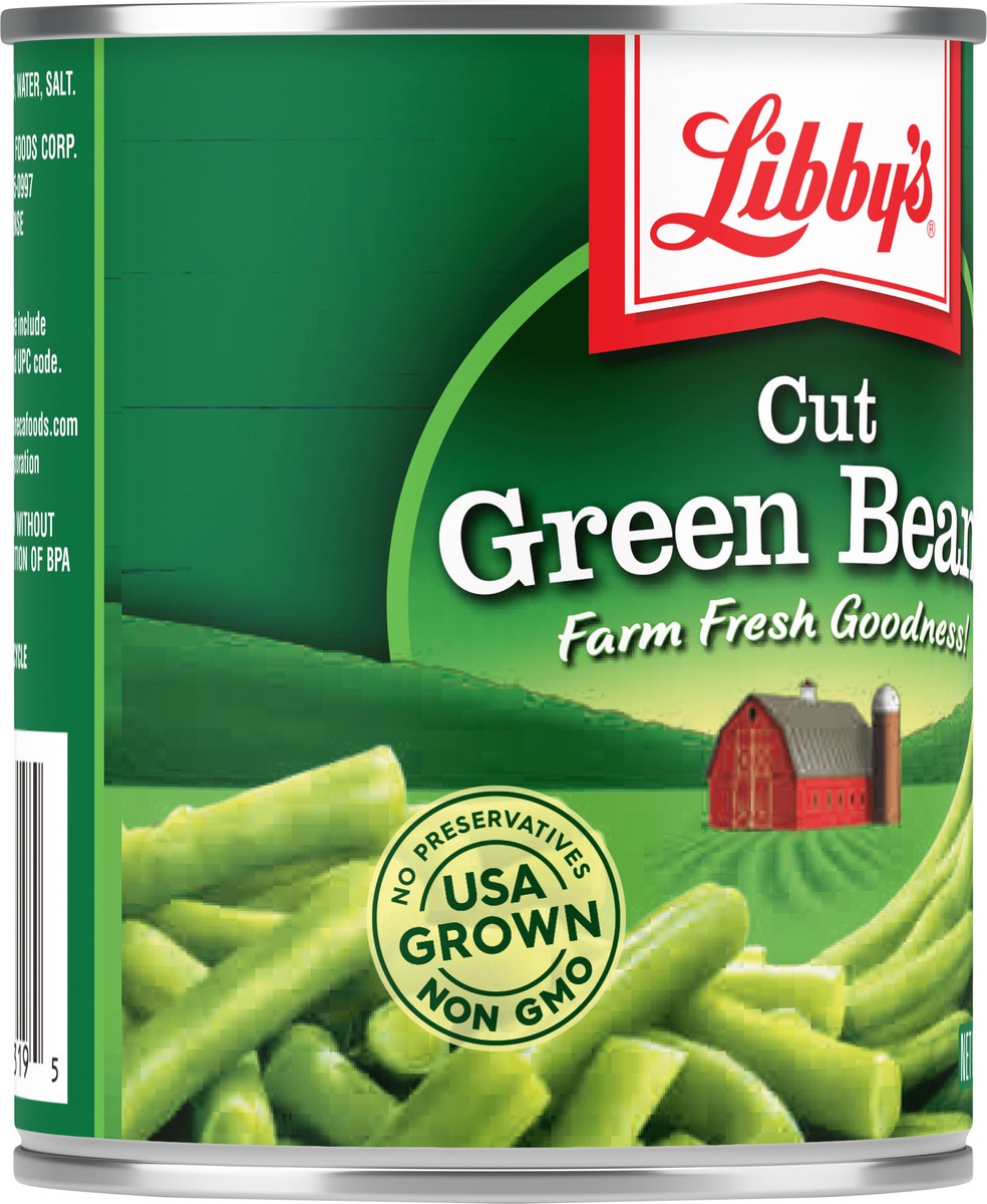 slide 6 of 9, Libby's Cut Green Beans, 8 oz, Easy-Open Can, 8 oz