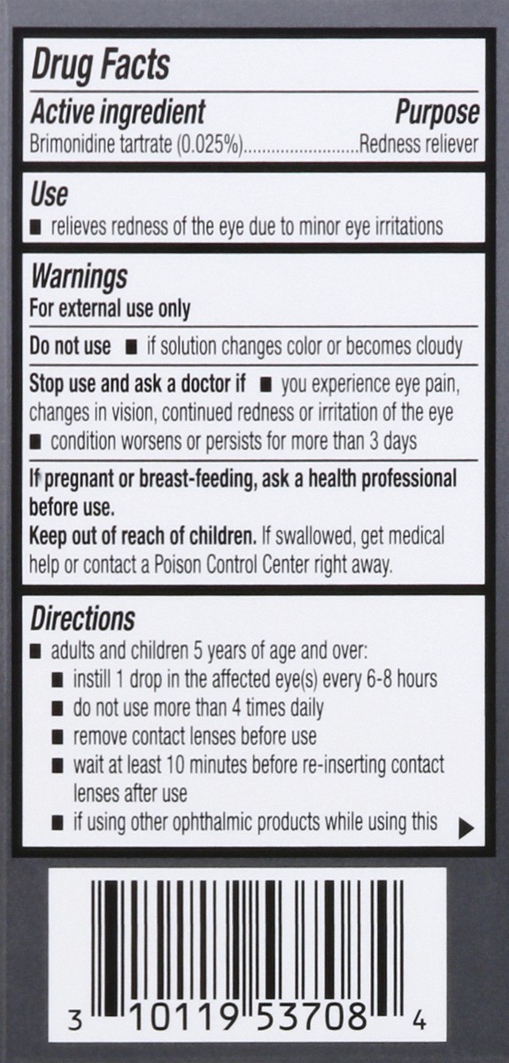 slide 3 of 9, LUMIFY Redness Reliever Eye Drops 0.08 fl oz (2.5 mL), 0.08 fl oz