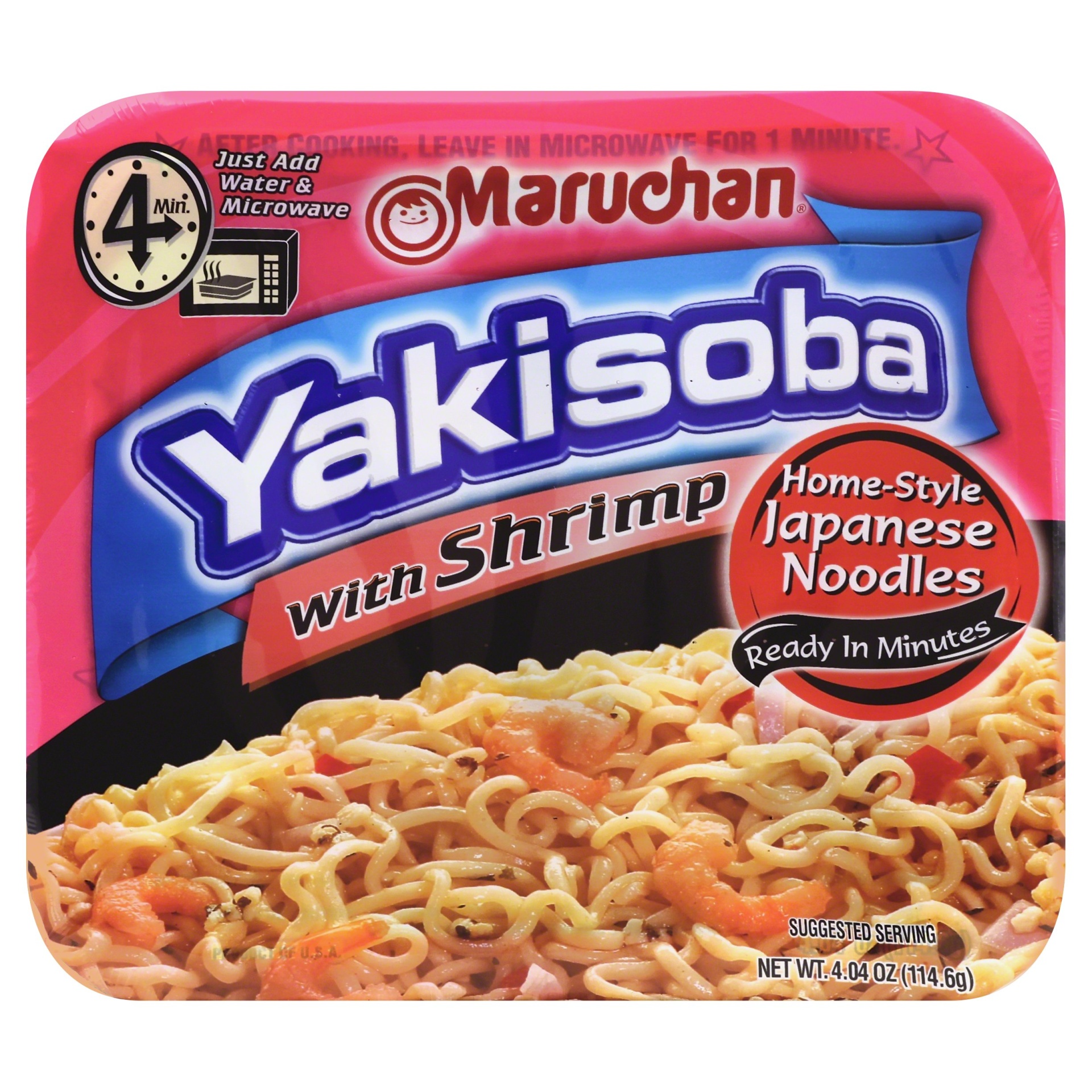 slide 1 of 1, Maruchan Yakisoba with Shrimp Noodles, 4.04 oz