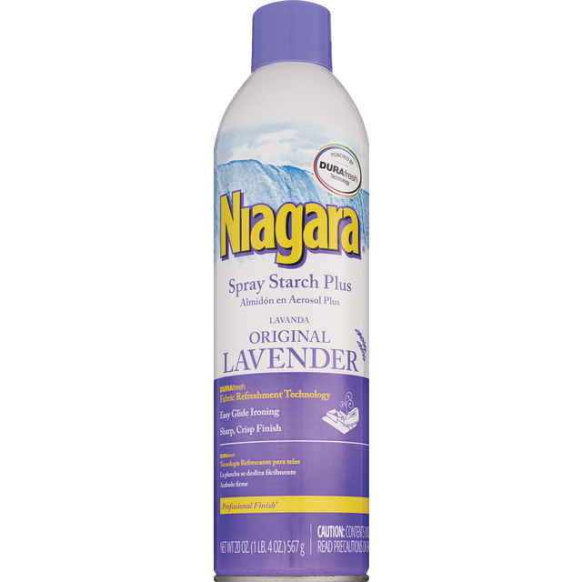 slide 1 of 1, Niagara Spray Starch Plus Lavender, 20 oz