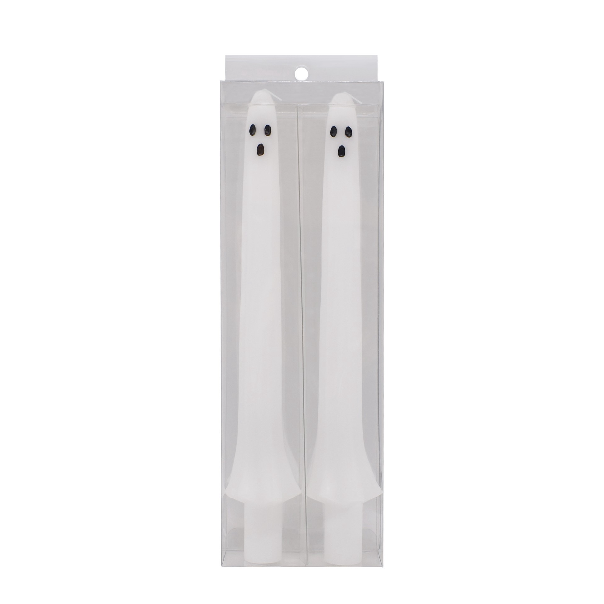 slide 2 of 3, 10" Ghost Taper Candles, 2ct. By Ashland, 2 ct