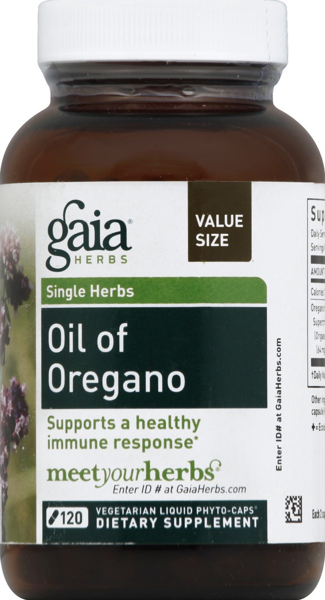 slide 1 of 2, Gaia Oil of Oregano 120 ea, 120 ct