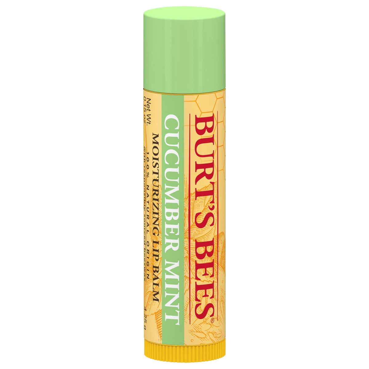 slide 4 of 7, Burt's Bees Moisturizing Cucumber Mint Lip Balm 0.15 oz, 0.15 oz