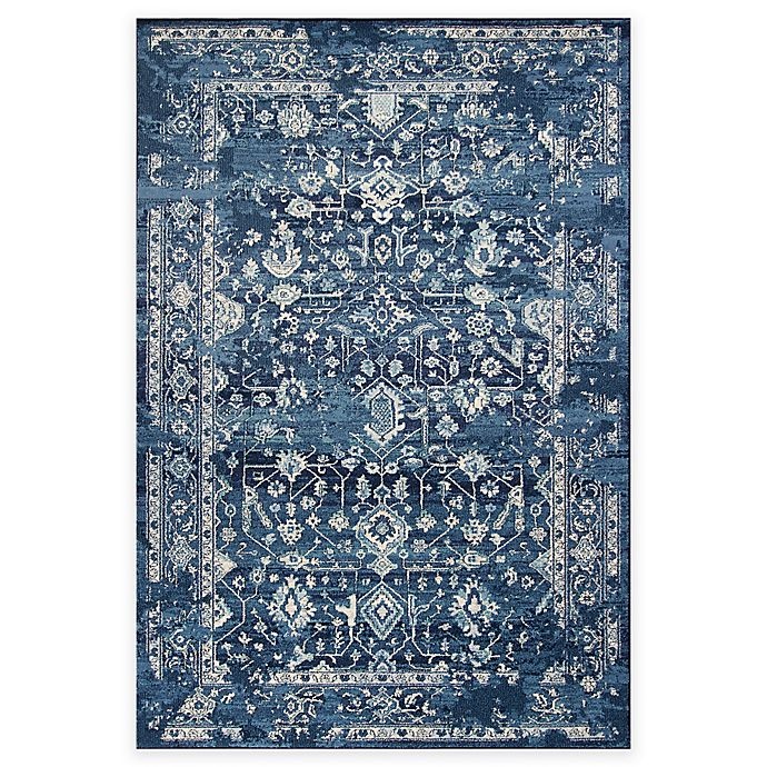 slide 1 of 1, KAS Azure Blue Marrakesh Accent Rug, 2 ft 7 in, 4 ft 11 in