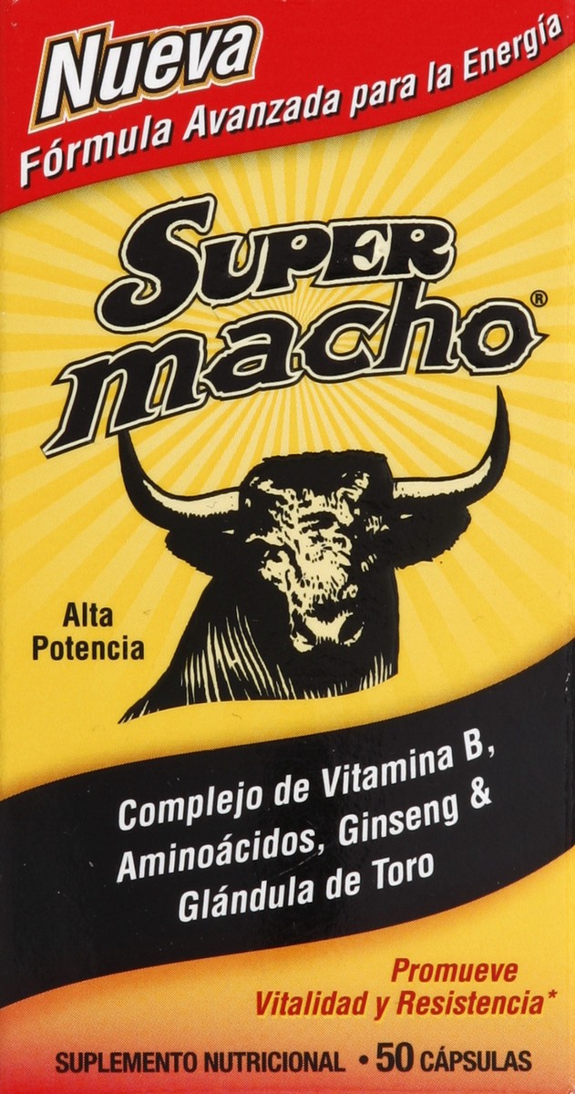 slide 3 of 6, Super Macho High Potency Formula Dietary Supplement, 50 ct