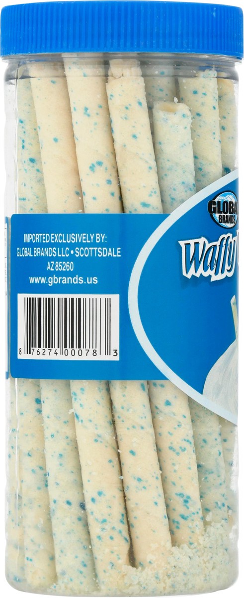 slide 8 of 9, Global Brands Vanilla Cream Filled Waffy Wafer Roll 5.7 oz, 5.7 oz