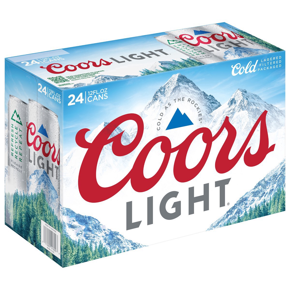 slide 6 of 9, Coors American Light Lager Beer, 4.2% ABV, 24-pack, 12-oz. beer cans, 24 ct; 12 oz