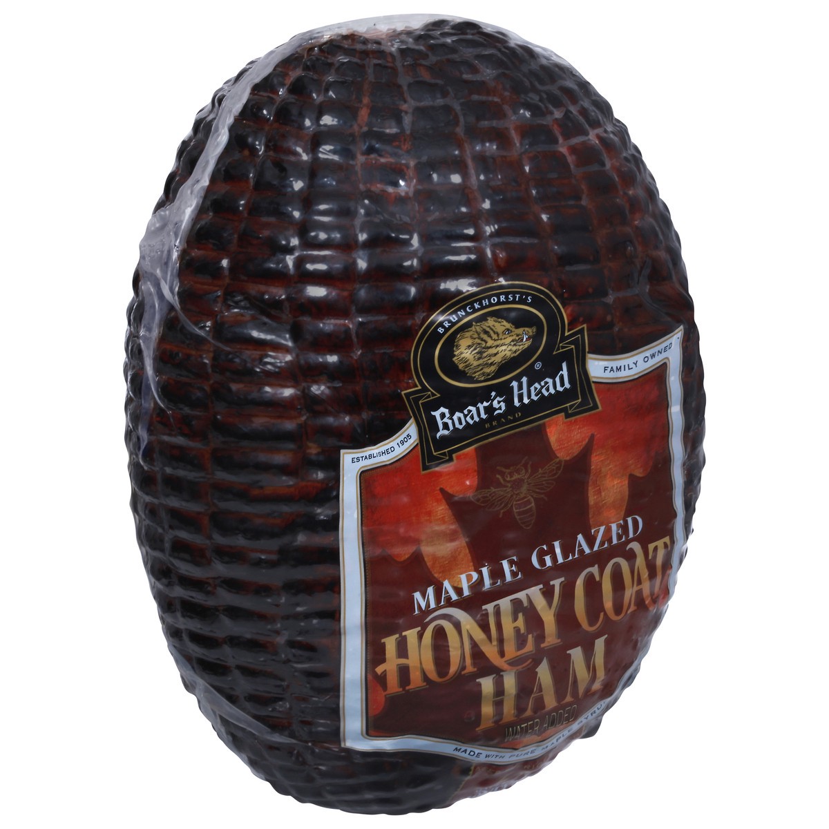 slide 5 of 9, Boar's Head Maple Glazed Honey Coat Ham, per lb