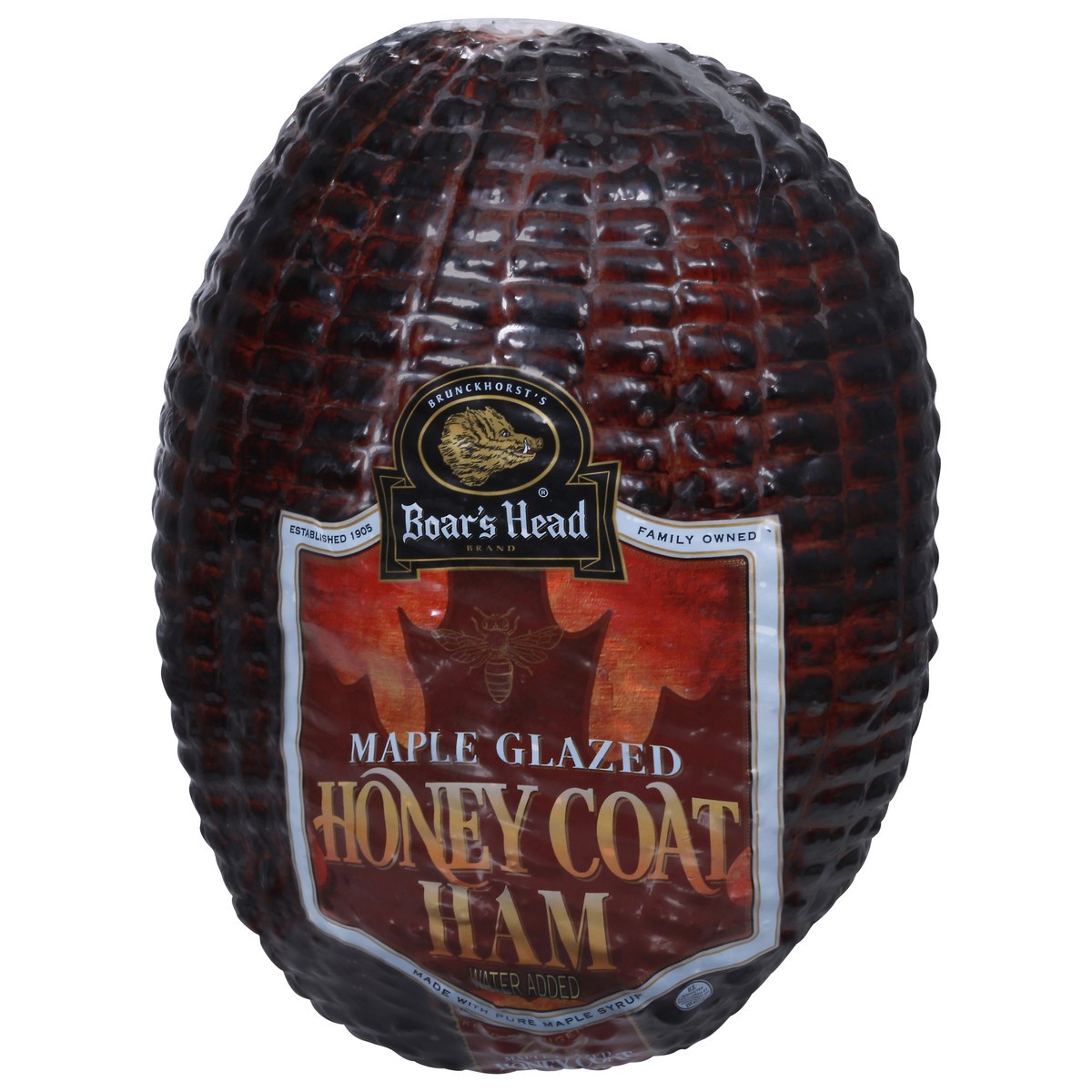 slide 4 of 9, Boar's Head Maple Glazed Honey Coat Ham, per lb