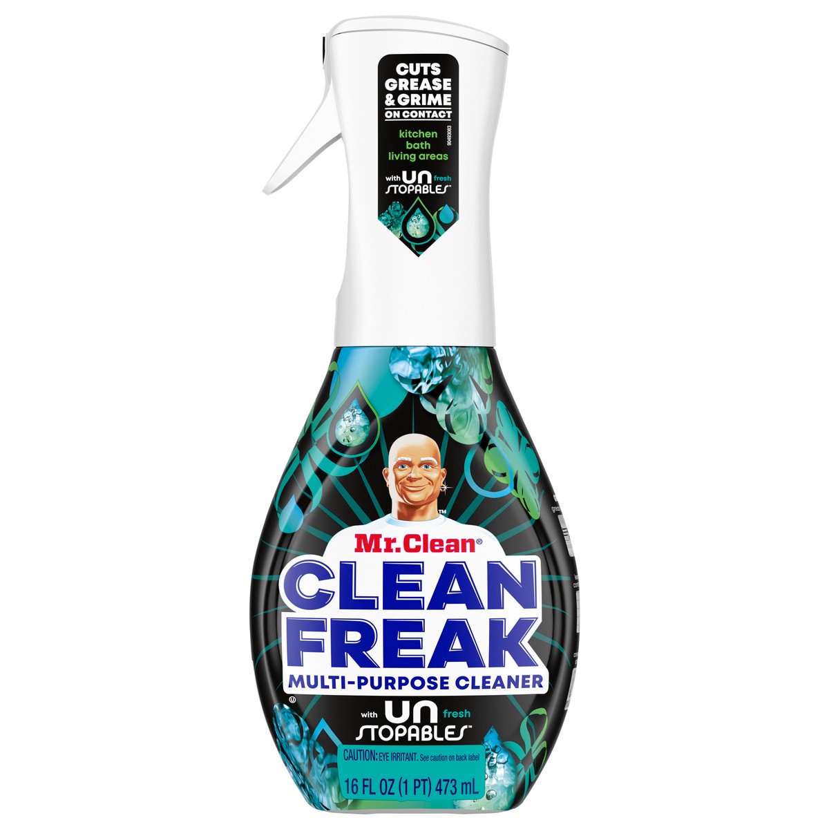 slide 1 of 1, Mr. Clean Clean Freak All Purpose Cleaner Spray, Multi-Surface Cleaning, Unstopables Scent, 16oz, 16 fl oz