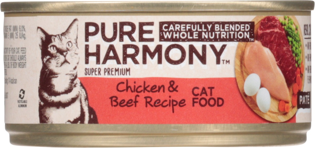 slide 13 of 16, Pure Harmony Chicken & Beef Recipe Pate Cat Food, 5.5 oz