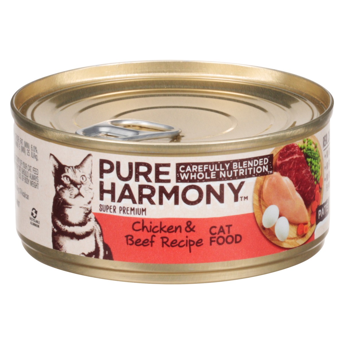 slide 15 of 16, Pure Harmony Chicken & Beef Recipe Pate Cat Food, 5.5 oz