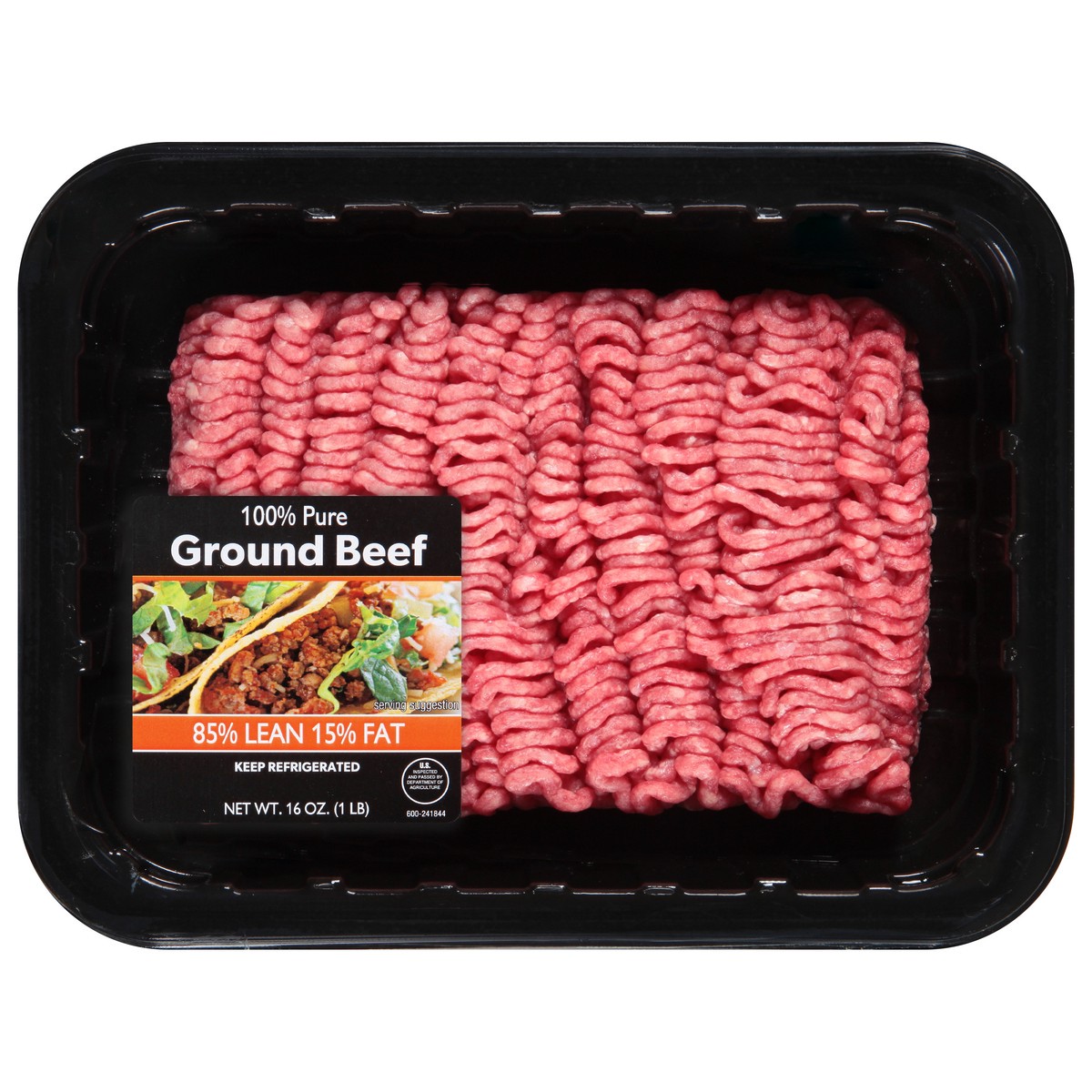 slide 2 of 4, JBS USA 85%/15% 100% Pure Ground Beef 16 oz, 16 oz