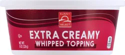 Sunny Select Extra Creamy Whipped Topping 8 oz