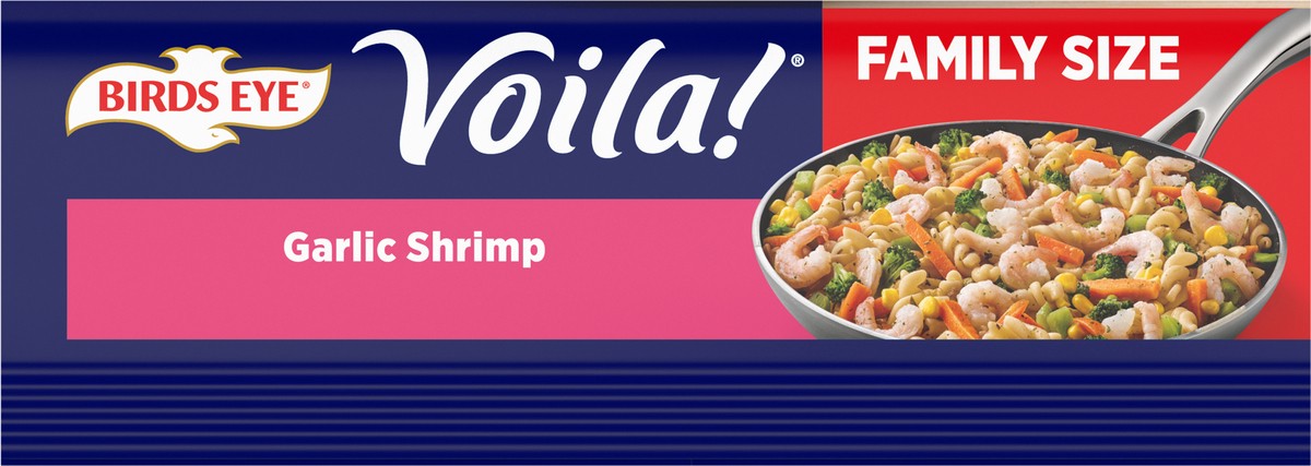 slide 4 of 8, Birds Eye Voila! Garlic Shrimp Family Size 42 oz, 42 oz