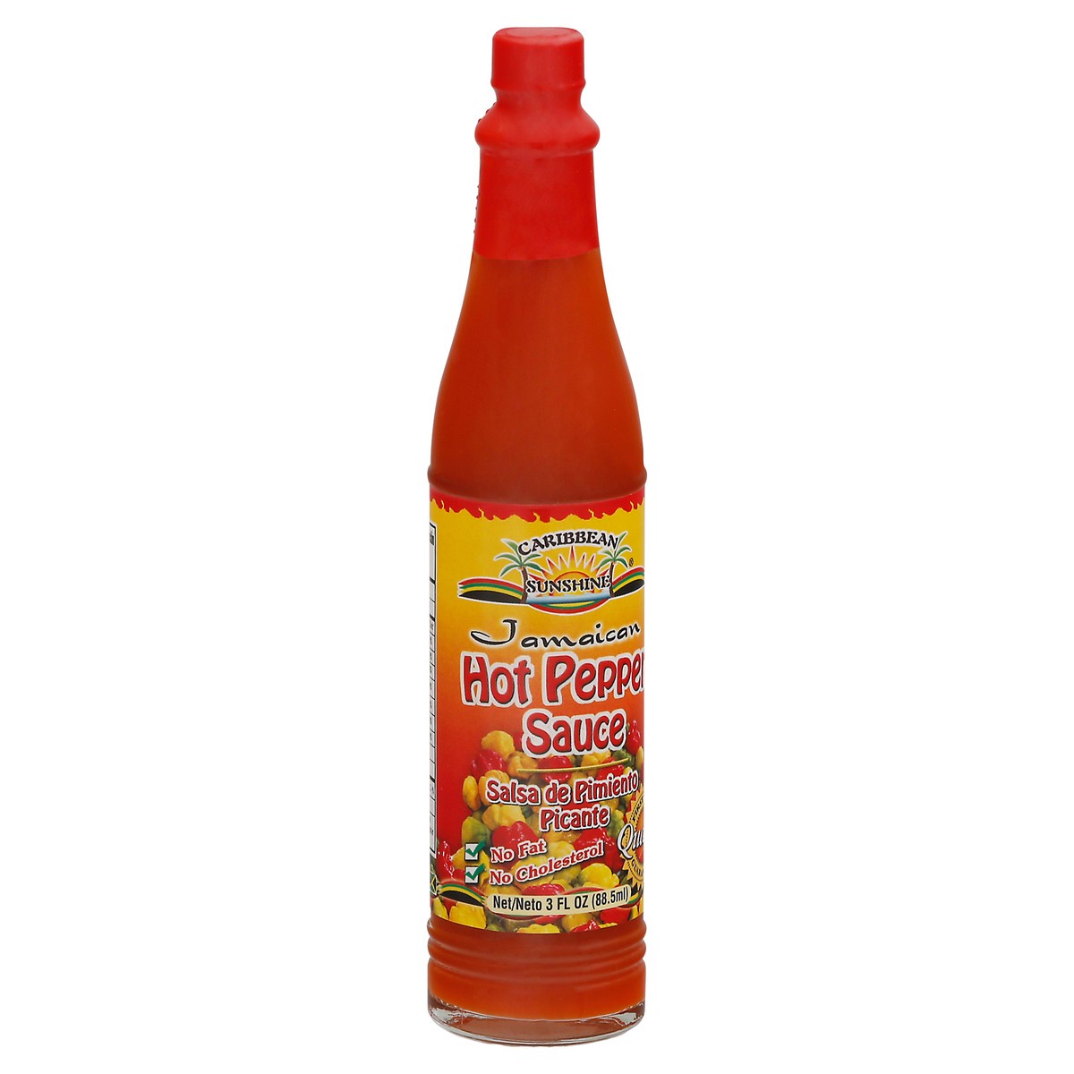 slide 2 of 9, Caribbean Sunshine Hot Pepper Sauce 3 fl oz Bottle, 3 fl oz