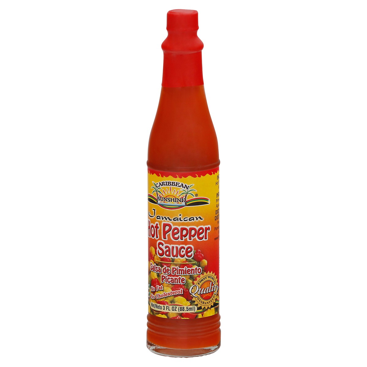 slide 3 of 9, Caribbean Sunshine Hot Pepper Sauce 3 fl oz Bottle, 3 fl oz