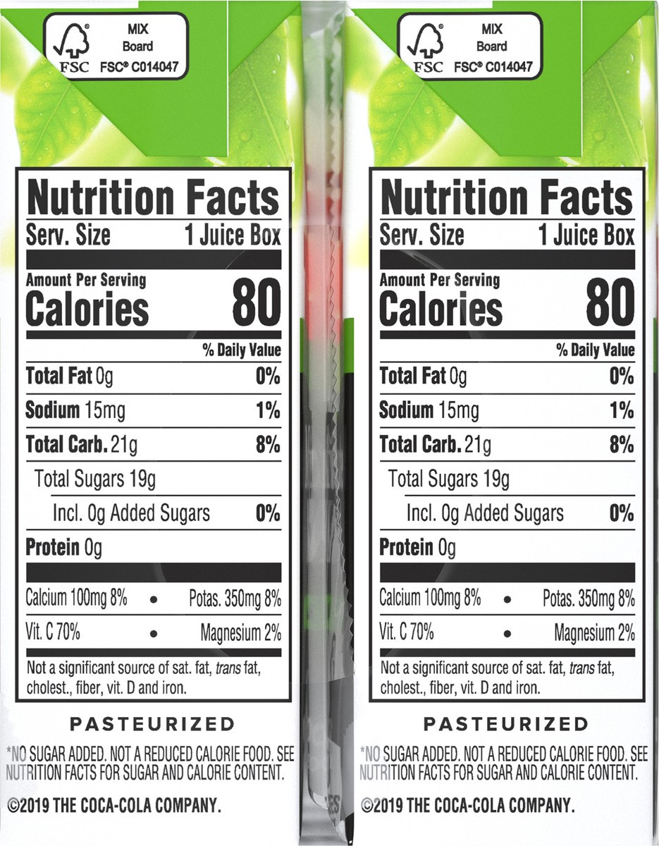 slide 4 of 9, Minute Maid Apple Juice Cartons, 6 fl oz, 8 Pack, 8 ct