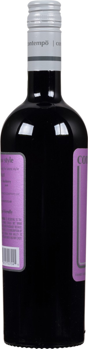 slide 6 of 9, Contempo Merlot, 750 ml