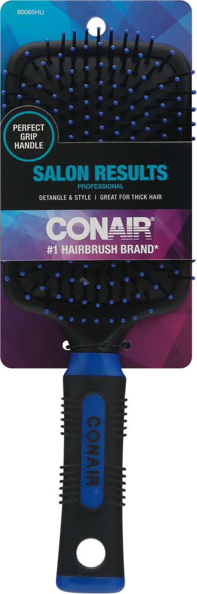 slide 5 of 9, Conair Professional Cushioned Paddle Brush Assorted Colors, 1 ct