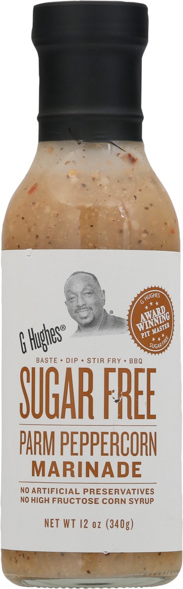 slide 1 of 11, G Hughes Sugar Free Parm Peppercorn Marinade 12 oz, 12.7 oz