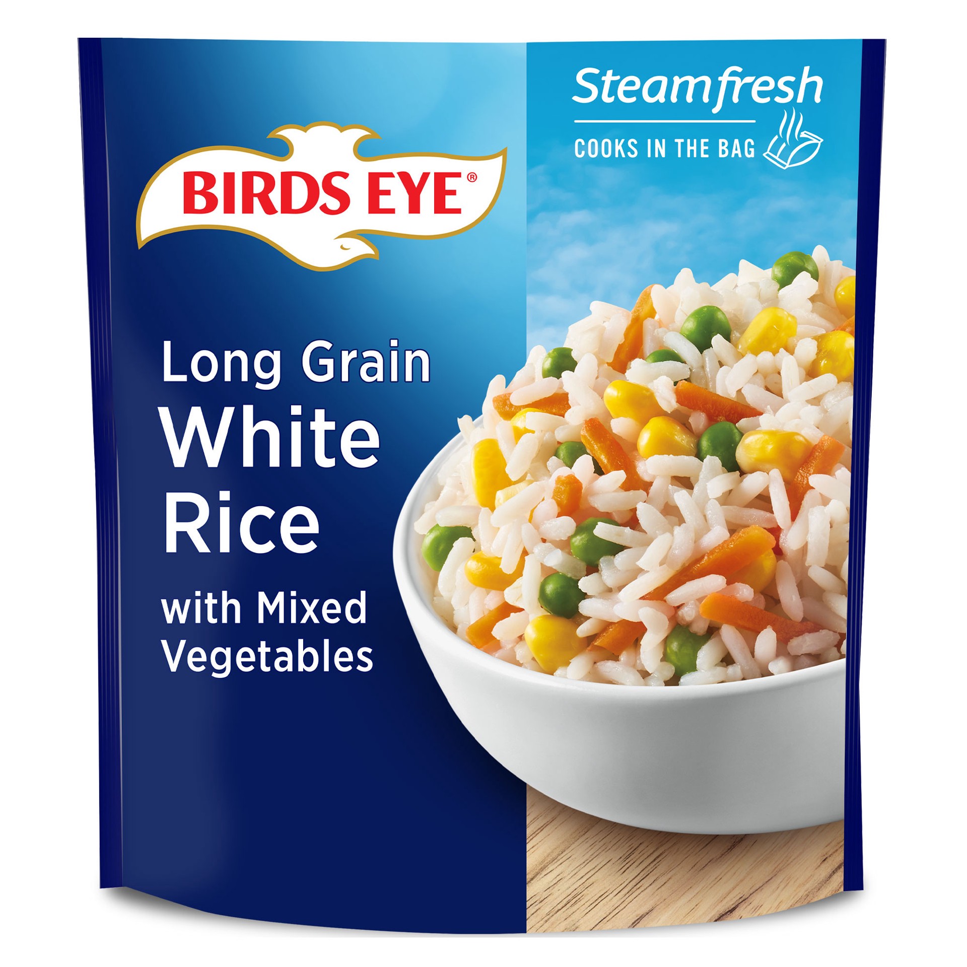 slide 1 of 1, Birds Eye Long Grain White Rice with Mixed Vegetables 10 oz, 10 oz
