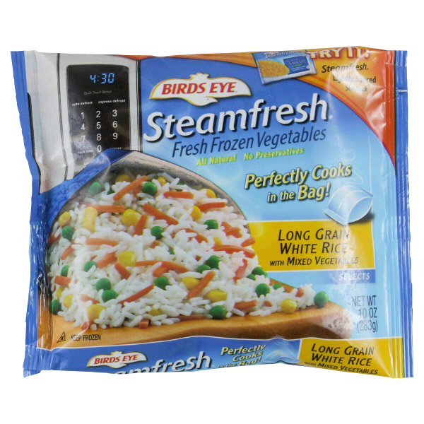 Birds Eye Steamfresh Selects Frozen Long Grain White Rice With Mixed 