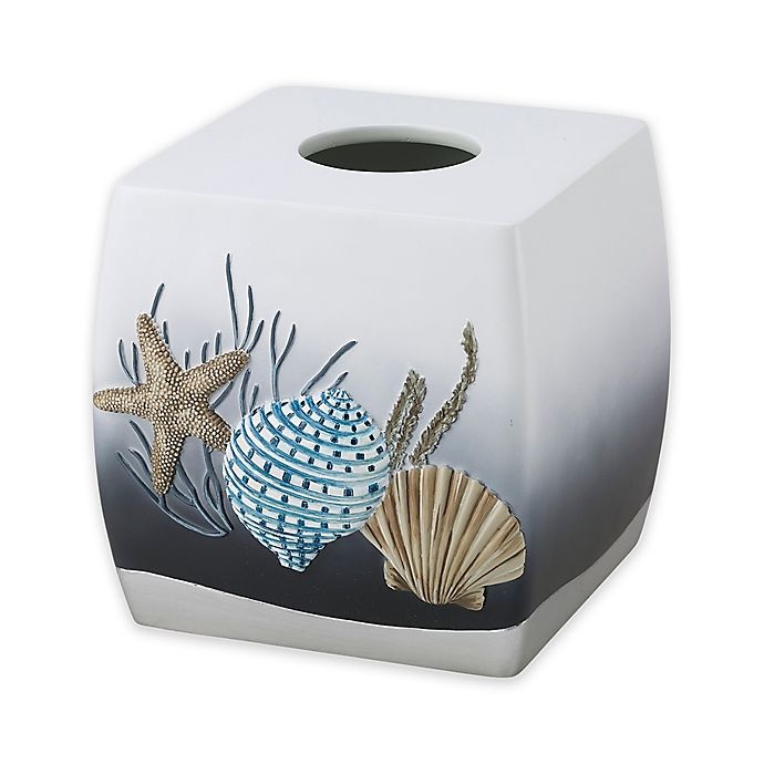 slide 1 of 1, Avanti Blue Lagoon Boutique Tissue Box Cover, 1 ct