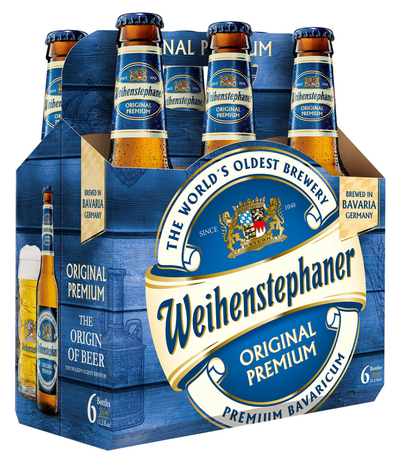 slide 1 of 1, Weihenstephan Original Lager, 6 ct; 11.2 oz