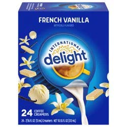International Delight French Vanilla Coffee Creamer Singles, 24 Count