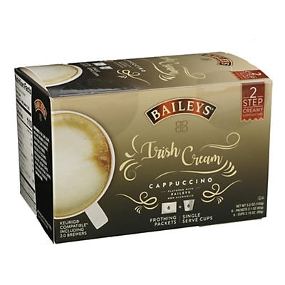 slide 1 of 1, Bailey's Irish Cream Cappuccino K-Cups, 6 ct